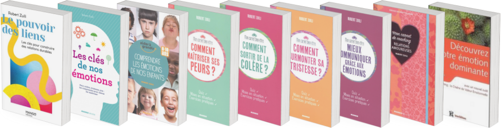 Collection des ouvrages de Robert Zuili sur les émotions